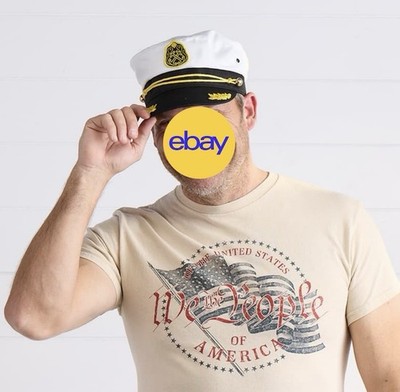 [Cracker Barrel Exclusive] Captain s Hat Adjustable One Size