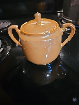 Antique Noritake  Gold Luster Wear Sugar Bowl 