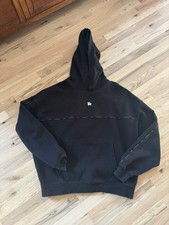 Sudadera con Capucha YoungLA #5105 Colección Piping Negra LG Y2k Estilo Streetware