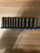 Matco SADPMA12R 5- 15mm Deep Impact Non Slip Socket Set 1/4 Drive