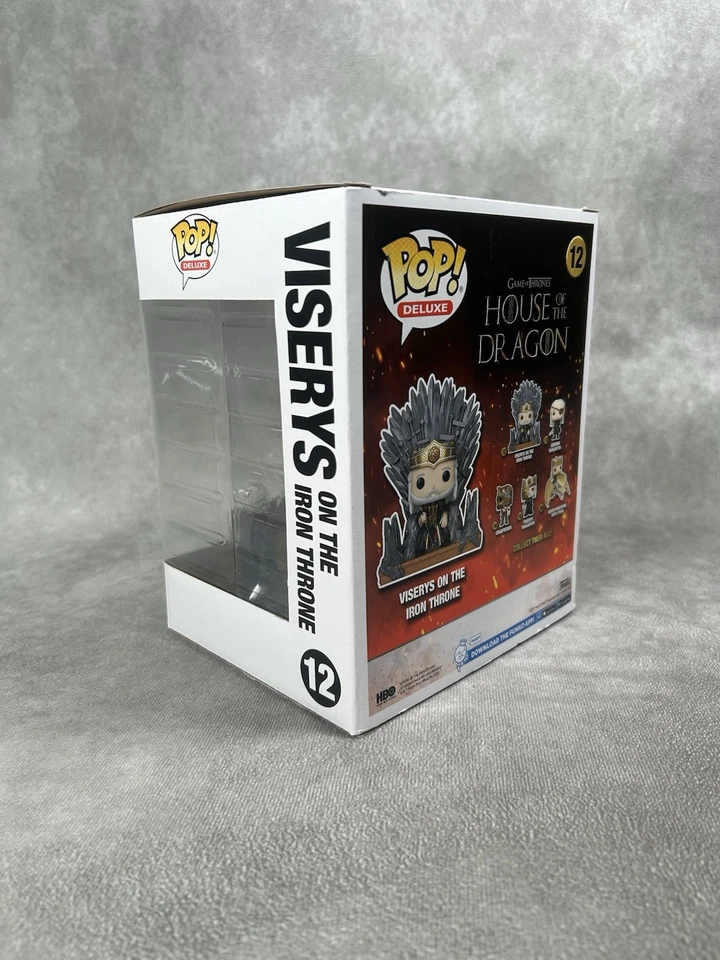 Funko Pop! - House Of The Dragon - Viserys On The Iron Throne #12 - Novo em folha 🐉 - Imagem 4 de 4