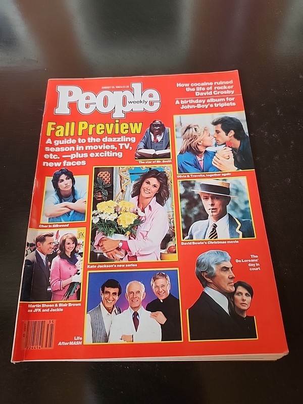People Magazine August 29 1983 FALL PREVIEW-David Crosby,Olivia, Unread Ln