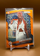 Panini 2025 Prizm WNBA Saniya Rivers Orange Velocity RC Connecticut Sun