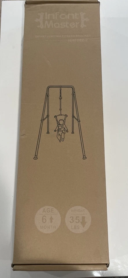 Jersey y gorila para puerta de bebé con soporte para bebés activos que aman saltar y Foto 3 de 4