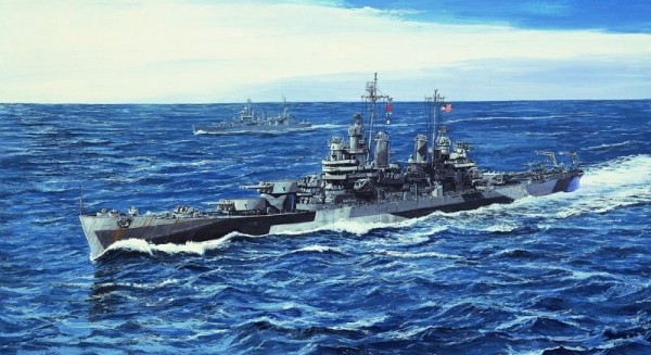 Trumpeter 05726 USS PITTSBURGH CA-72 1944 1/700 Model Kit
