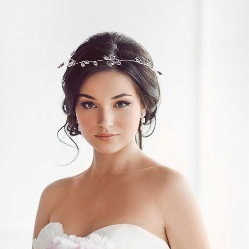 Hochzeit Kopfschmuck für Braut Haarranke Strass Haarspangen Accessoires Damen - Bild 8 von 12