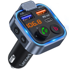 Bluetooth 5.0 FM Transmitter Car Kit PD 20W QC3.0 Handsfree MP3 Player Pro .
