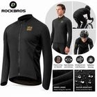 ROCKBROS Men's Winter Cycling Jacket Thermal Fleece Windproof Bike Jersey