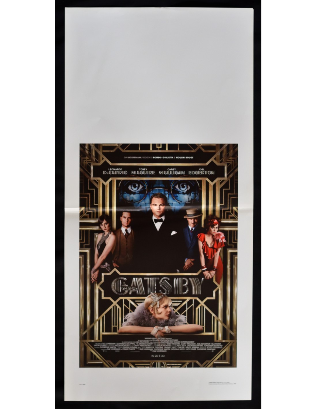 Locandina originale film Il grande Gatsby (2013) - Regia di Baz Luhrmann