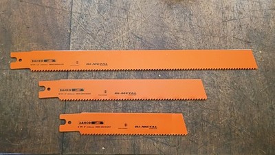 Bahco Reciprocating Saw Blades - 40pc lot 6'' 9'' & 12'' x 8 teeth