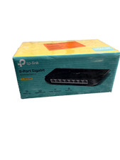 TP-Link 8 Port Gigabit Ethernet Splitter Network Desktop Switch Black TL-SG1008D