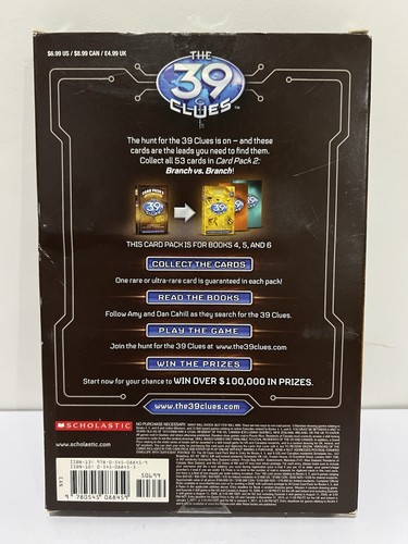 The 39 Clues Series Branch vs. Branch by Inc. Staff Scholastic~NEW/SEALED( - Picture 2 of 4