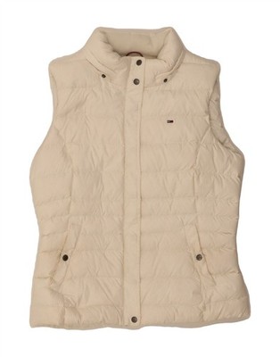 Tommy Hilfiger wattierte Damenjacke UK 18 XL weiß Polyester DP09