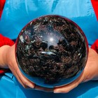 7.3 LB Large Natural Fireworks Stone Sphere Crystal Healing Specimen 4034 — photo 2