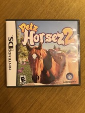 Nintendo DS Petz Horsez 2 (2007) Video Game Complete CIB with Manual