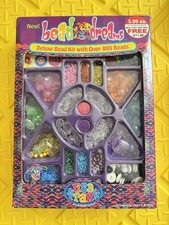 Vintage Lisa Frank Deluxe Bead Over 800 Beads Jewelry Making Kit Still Sealed