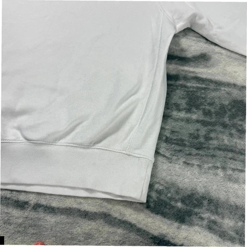 Vintage Nike Pullover White Oversized Boxy Size XS Big Swoosh Sweatshirt image 9