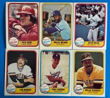 1981 Fleer Baseball (1-338) Complete your set! 50% off offer. Free Shipping!