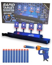 Rapid Target Shooter Gioco Moving Bersagli, Pistola & Morbido Freccette Natale