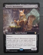 Hazel's Brewmaster Rare Extended Art R 0052 Bloomburrow MTG Mint Borderless