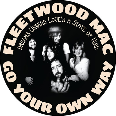 Fleetwood Mac Stevie Nicks Go Your Own Way Vinyl Sticker Retro 70s Rock Decal