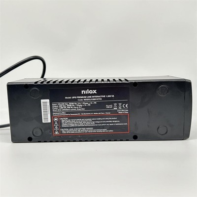 Nilox, UPS Premium Line Interactive 1200VA, Spannungsstabilisator über AVR, schü