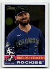 2025 Topps Heritage #293 Brendan Rodgers Chrome