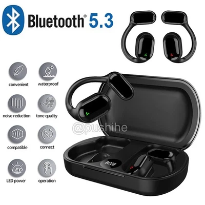 Wireless Bone Conduction Headphones Bluetooth 5.3 Wireless Headset Earbuds USA