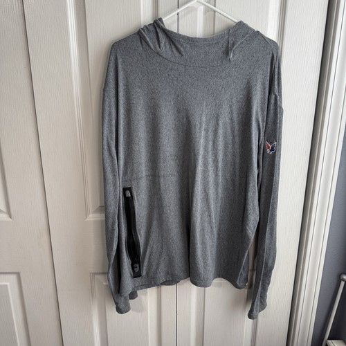 Greyson Cokato Hoodie Gray Lightweight With Patch Mens XXL Golf Activewear - 第 1/9 張圖片