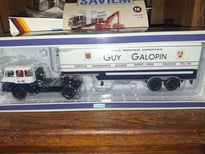 altaya 1/43 saviem jl 20 semi trailer renault guy galopin miniature truck