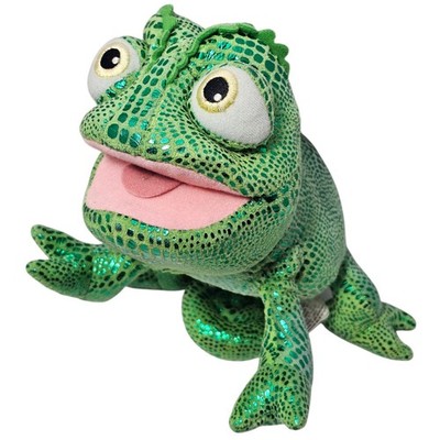 Disney Authentic Tangled Pascal Chameleon Metallic Green Plush Stuffed Animal 8 