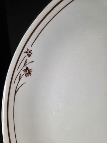 Melody Brown Flower Band Corelle Speiseteller von Corning - Bild 4 von 10