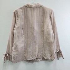 Vintage Feminine Frill Detail Flower Spring Jacket