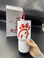 Chick-fil-A Originals 24oz Insulated Stainless Steel Travel Tumbler Cup