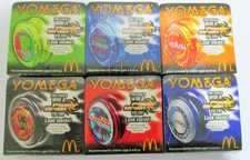 2000 Set- 6 McDonald s Yomega Yo-Yo Firestorm X Brain D-Force complete sealed