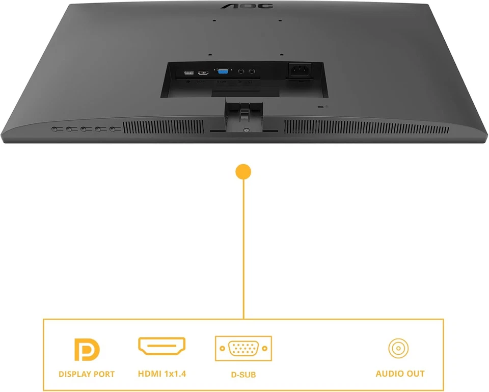 AOC 24B3QA2 Monitor 24" IPS 120Hz | Adaptive Sync, Full HD, Altoparlanti, per PC - Image 4 of 4