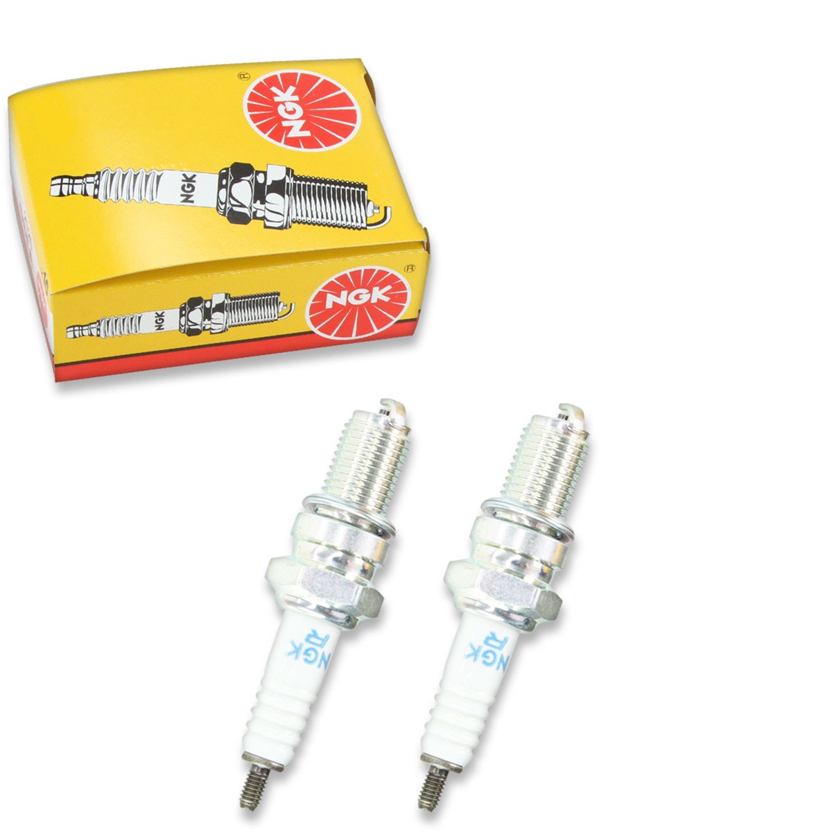2 pc NGK 7839 DR7EA Standard Spark Plugs for RAX96C 98069-5771P-00 dw