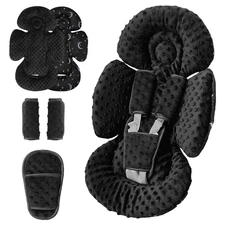 Infant Car Seat Insert, Compatible with Swings & Car Seats, Reversible Head Body