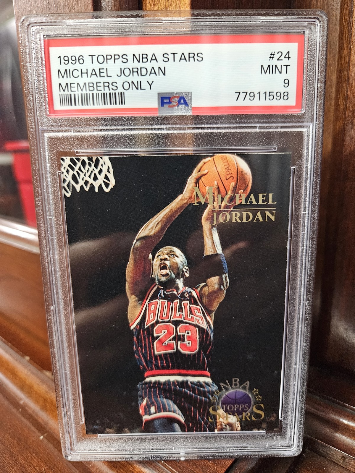 1996 Topps Stars - Michael Jordan #24 Members Only