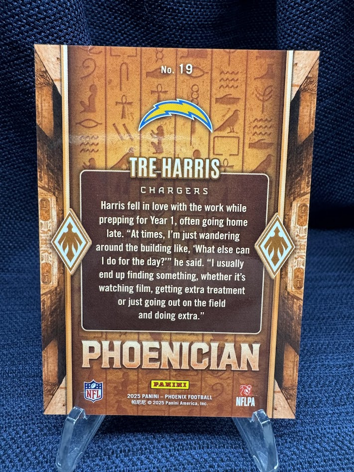 新品　TRINIDAD PHOENIX ダーツ　PHOENicA Tre Harris - PHOENICIAN - 2025 Panini Phoenix - 19 - RC | eBay