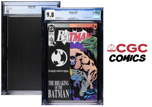 OBO🦇🙎Batman #497 Knightfall - Bane Breaks Batman's Back (1993)(CGC 9.8 Graded)