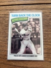 2026 Topps Heritage Baseball Mike Piazza Turn Back the Clock Chrome #336 Padres