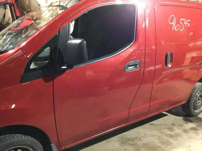 2013-2021 Nissan NV200 Left Driver Side Front Door Maroon - Image 3 of 4