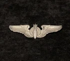 Early ww2 US AAF Bombardier Wings – Sterling Missing Pin Back 20.55 Grams JB10