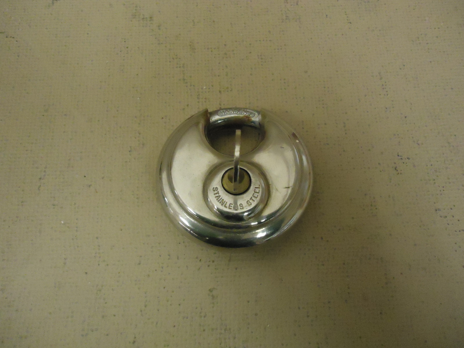 Heavy Duty Disc Lock 3in Diameter x 1in D Stainless Steel