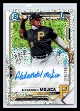 2021 Bowman Chrome #CPA-AM Alexander Mojica #/299 1st Atomic Refractor Autograph