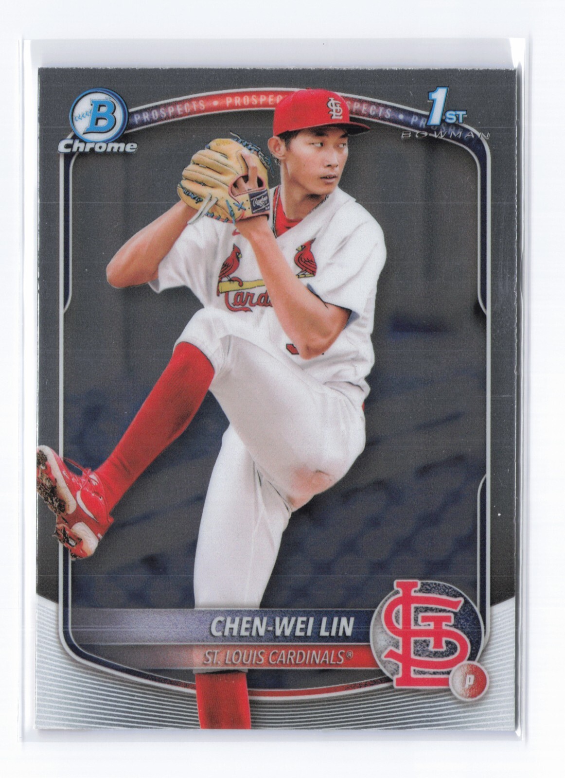 2025 Bowman Chrome Chen-Wei Lin 1st Bowman BCP-141