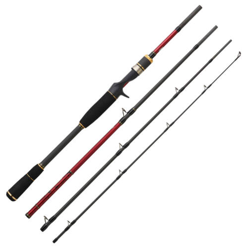 Hearty Rise Red Shadow Special Travel Route Baitcastrute Fishing Rod Carbon Rod-