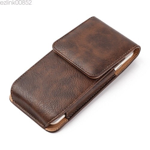 Large Pouch Holster Belt Phone Case Cover For iPhone 11 12 13 14 15 16 17Pro Max - Picture 6 of 34