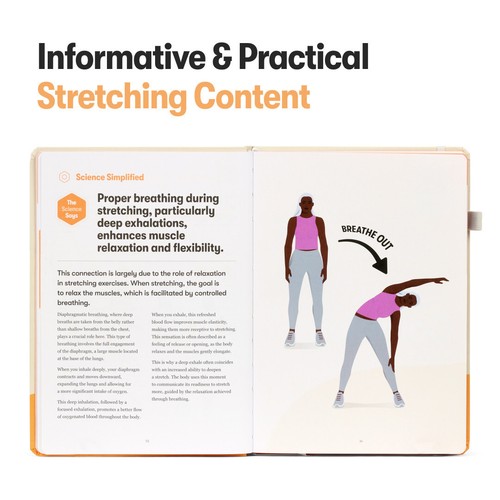 The Stretching Sidekick Journal. 66 Stretching Routines to Keep You Flexible. - Picture 5 of 5